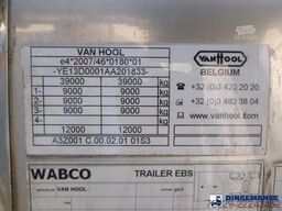 Van Hool Food tank inox 28.5 m3 / 3 comp