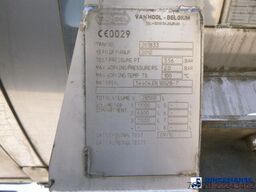 Van Hool Food tank inox 28.5 m3 / 3 comp