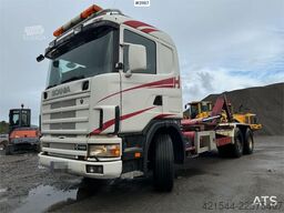 Scania R164 6x4 Hook truck.