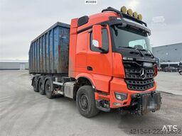 Mercedes-Benz Arocs 8x4 fully plow rigged hook truck w/ underlyi