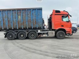 Mercedes-Benz Arocs 8x4 fully plow rigged hook truck w/ underlyi