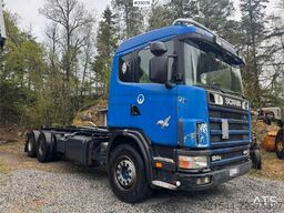 Scania 124G hooklift truck – Joab hook with articulated (