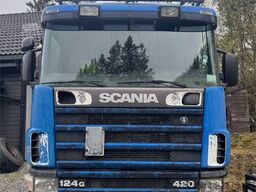 Scania 124G hooklift truck – Joab hook with articulated (