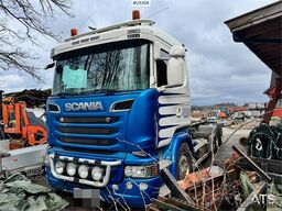 Scania R580 6x2 hook lift truck with JOAB body Repair obj