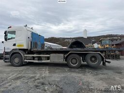 Scania R500 plow rigged hook truck w/ 20T hook. WATCH VID