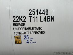 CIMC tankcontainers 20FT ISO /  25.030L / L4BN / 22K2 / T11 / steam...
