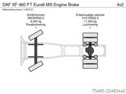 DAF XF 460 FT Euro6 MX-Engine Brake