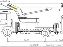 MAN 8.163 Bison TKA 30 - 30 m, 280 kg