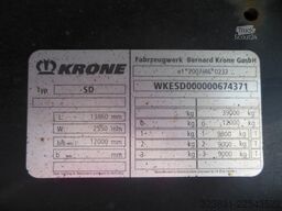 KRONE COIL MULDE,SAF,LIFT ACHSE, PALETTEN BOX, HUBDACH
