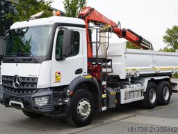 Mercedes-Benz Arocs 2636 / 6x4 / HDS Fassi / 3-Way Tip