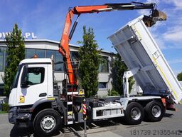 Mercedes-Benz Arocs 2636 / 6x4 / HDS Fassi / 3-Way Tip
