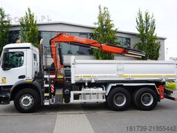 Mercedes-Benz Arocs 2636 / 6x4 / HDS Fassi / 3-Way Tip