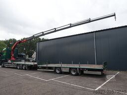 Mercedes-Benz Actros 2542 6x2 machine/car transport combi wit...