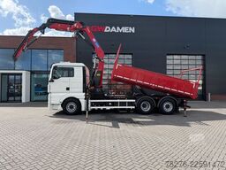 MAN TGX 26.360 6x2 Kipper/Kraan HMF 3220+Flyjib,winch