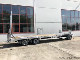 Möslein T 3-6 VB  3 Achs Tieflader- Anhänger, Luftgefedert, Verbreiterung