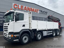 Scania G 450 8x4 Euro 6 Fassi 66 Tonmeter laadkraan + ...