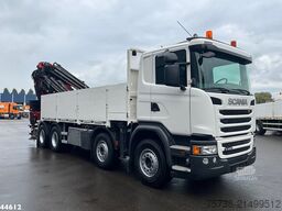 Scania G 450 8x4 Euro 6 Fassi 66 Tonmeter laadkraan + ...