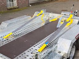 Brian James Trailers DIGGER PLANT 543-3217-35-2-12 | TRACSTRAP | EINZELRAMPEN 320X170CM 3500KG BAUMASCHINENANHÄNGER