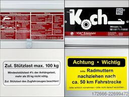 Koch-Anhänger 4.13 250X125X45CM 1300KG TIEFLADER