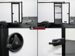 Blyss FS1330/180HTL | SANDWICH PREMIUM | SCHWARZ | WEISS 305X159X180CM 1300KG | SEITENTÜR | KOFFERANHÄNGER