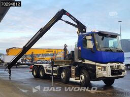Renault C 430 8X4 HIAB X-Hiduo 188 B-2 Crane + Hook Ful...