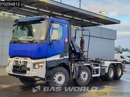 Renault C 430 8X4 HIAB X-Hiduo 188 B-2 Crane + Hook Ful...
