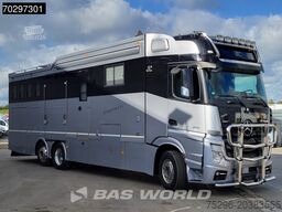 Mercedes Actros 2551 6X2 Pferdetransport Horse truck + L...