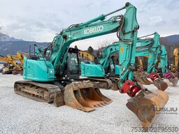 KOBELCO SK140SRLC-7 Powertilt 4X Löffeln Hammerleitung