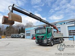 MAN TGS 26.400 6X2 Lenk Kipper Kran PK 18002 Funk