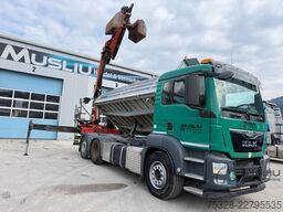 MAN TGS 26.400 6X2 Lenk Kipper Kran PK 18002 Funk
