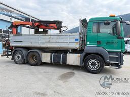 MAN TGS 26.400 6X2 Lenk Kipper Kran PK 18002 Funk