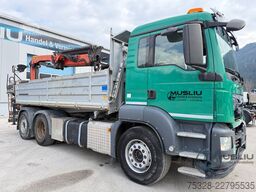 MAN TGS 26.400 6X2 Lenk Kipper Kran PK 18002 Funk