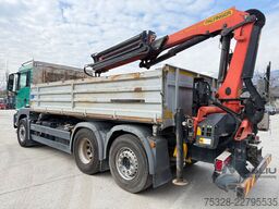 MAN TGS 26.400 6X2 Lenk Kipper Kran PK 18002 Funk