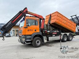 MAN TGA 28.410 6X2 Abrollkipper Kran PK 16502 18m