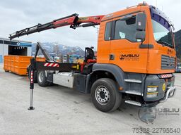 MAN TGA 28.410 6X2 Abrollkipper Kran PK 16502 18m