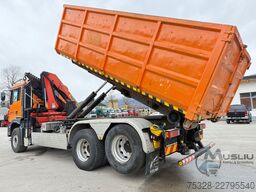 MAN TGA 28.410 6X2 Abrollkipper Kran PK 16502 18m