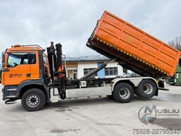 MAN TGA 28.410 6X2 Abrollkipper Kran PK 16502 18m