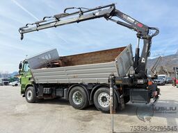 DAF CF85 410 6x2 Meiller Kipper Kran Hiab 144 ES-3