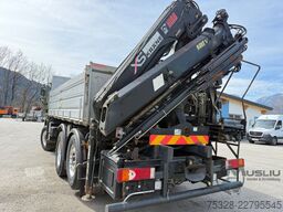 DAF CF85 410 6x2 Meiller Kipper Kran Hiab 144 ES-3