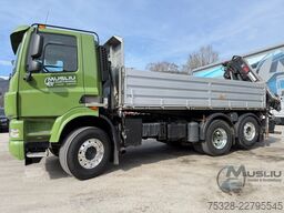 DAF CF85 410 6x2 Meiller Kipper Kran Hiab 144 ES-3