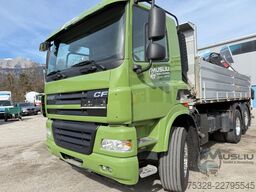 DAF CF85 410 6x2 Meiller Kipper Kran Hiab 144 ES-3