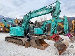 KOBELCO SK140SRLC-7 Powertilt 3X Löffeln Hammerleitung