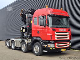 Scania R480 8x2 / HIAB 105 tm CRANE / KRAN