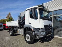 MERCEDES-BENZ Arocs 1835 AK 4x4 Kipper Kran Funk Siglebereift