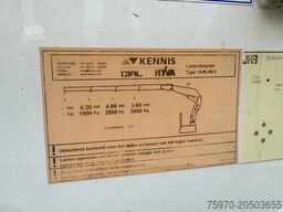 KWB + KENNIS 13RL/60-2 KRAAN + ROTATOR + ALU BORDEN