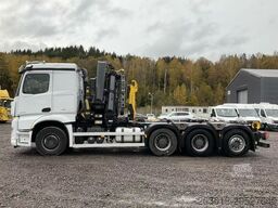 MERCEDES-BENZ Arocs 3253 8x4 Abrollkipper Kran Palfinger 37002
