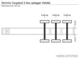 Schmitz Cargobull 3 Ass oplegger Hefdak