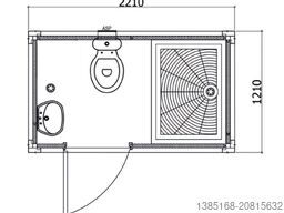 Elipo® Sanitärcontainer WC & Duschcontainer Combi NEU
