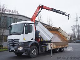 Mercedes-Benz Arocs 2636 6x4 / 2-way tipper / Fassi