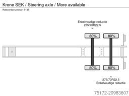 Krone SEK / Steering axle  / More available
